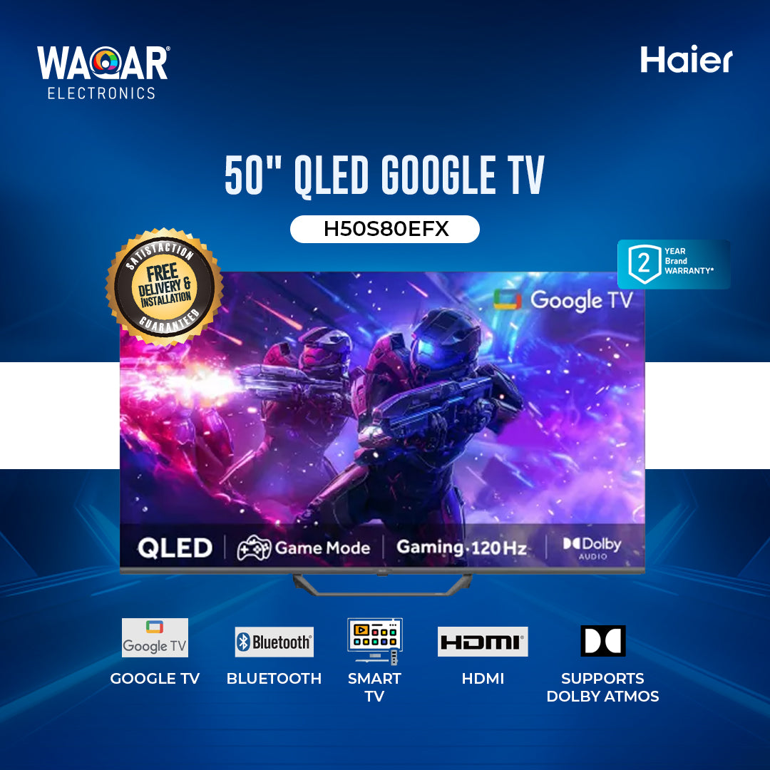 HAIER H50S80EFX QLED GOOGLE TV