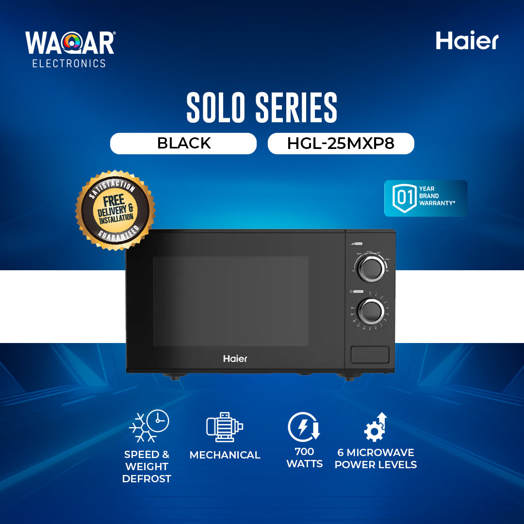 HAIER SOLO SERIES MICROWAVE OVEN HGL 25MXP9