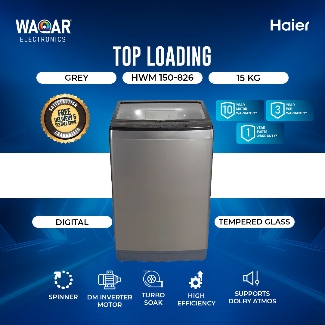HAIER TOP LOAD LOADING HWM 150 826