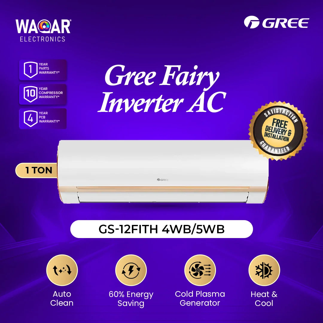 Gree Inverter Fairy 1 Ton AC 12FITH 4WB/5WB