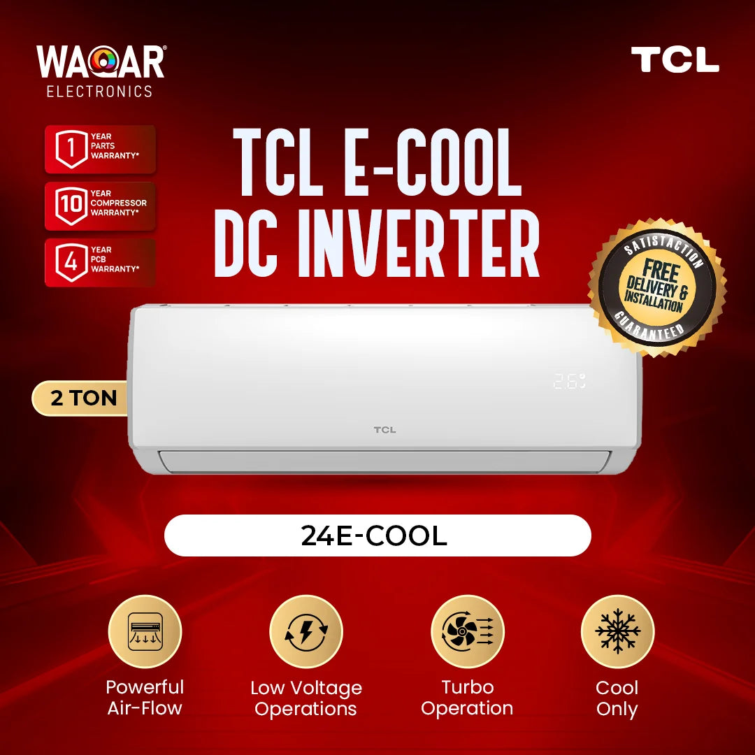 TCL Air Conditioner DC Inverter 2 Ton 24 E Cool