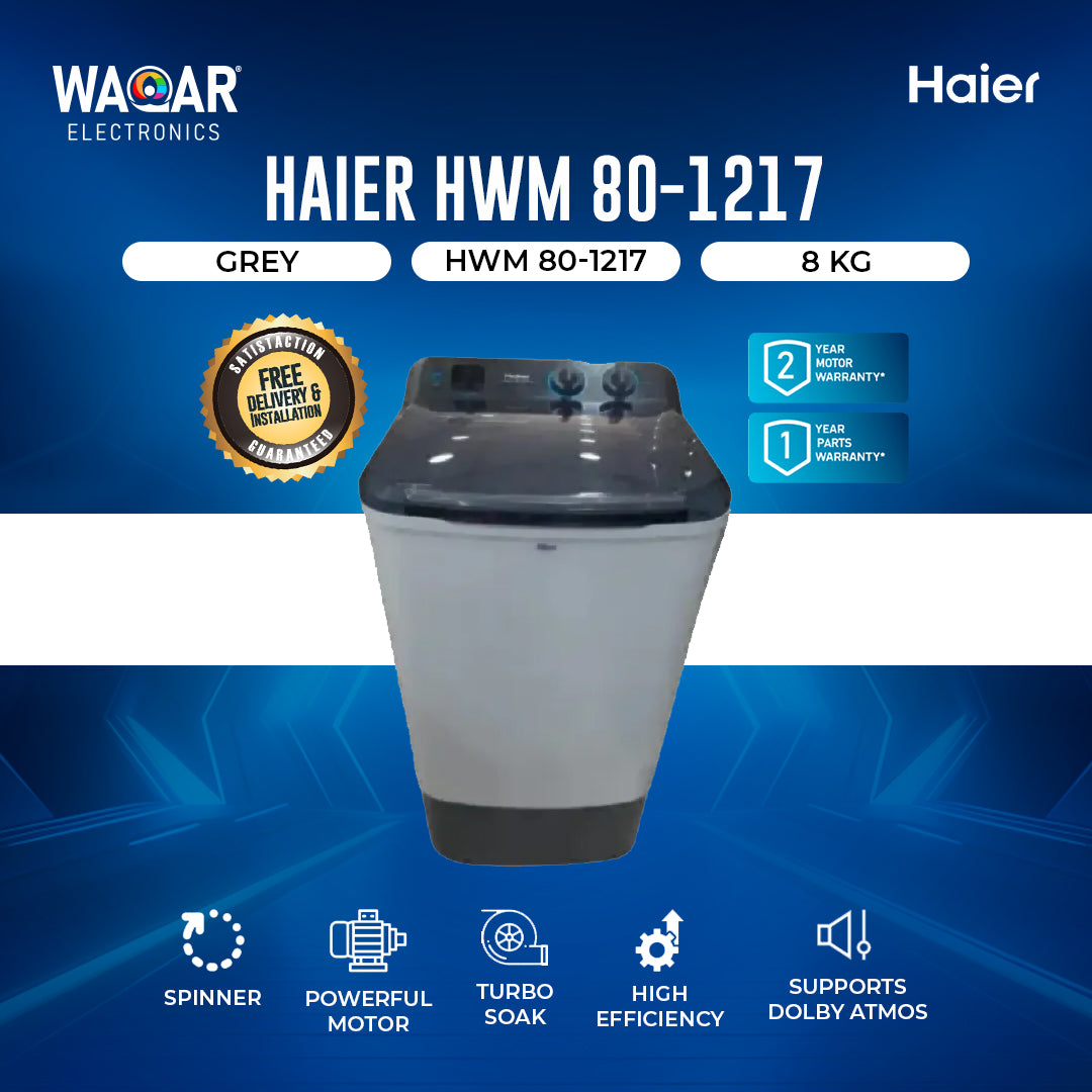 HAIER WASHING MACHINE HWM 80 1217