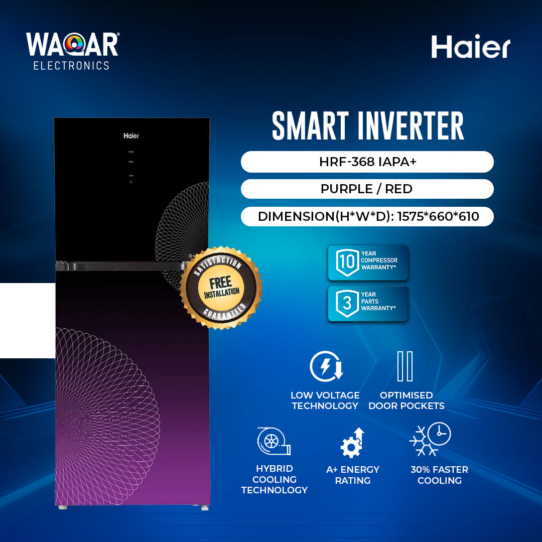 HAIER REFRIGEATOR DIGITAL INVERTER HRF 368IAPA