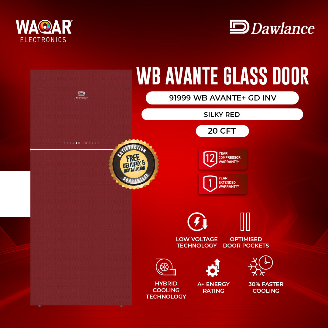 DAWLANCE REFRIGERATOR 91999 WB AVANTE+GD INV 20 CFT