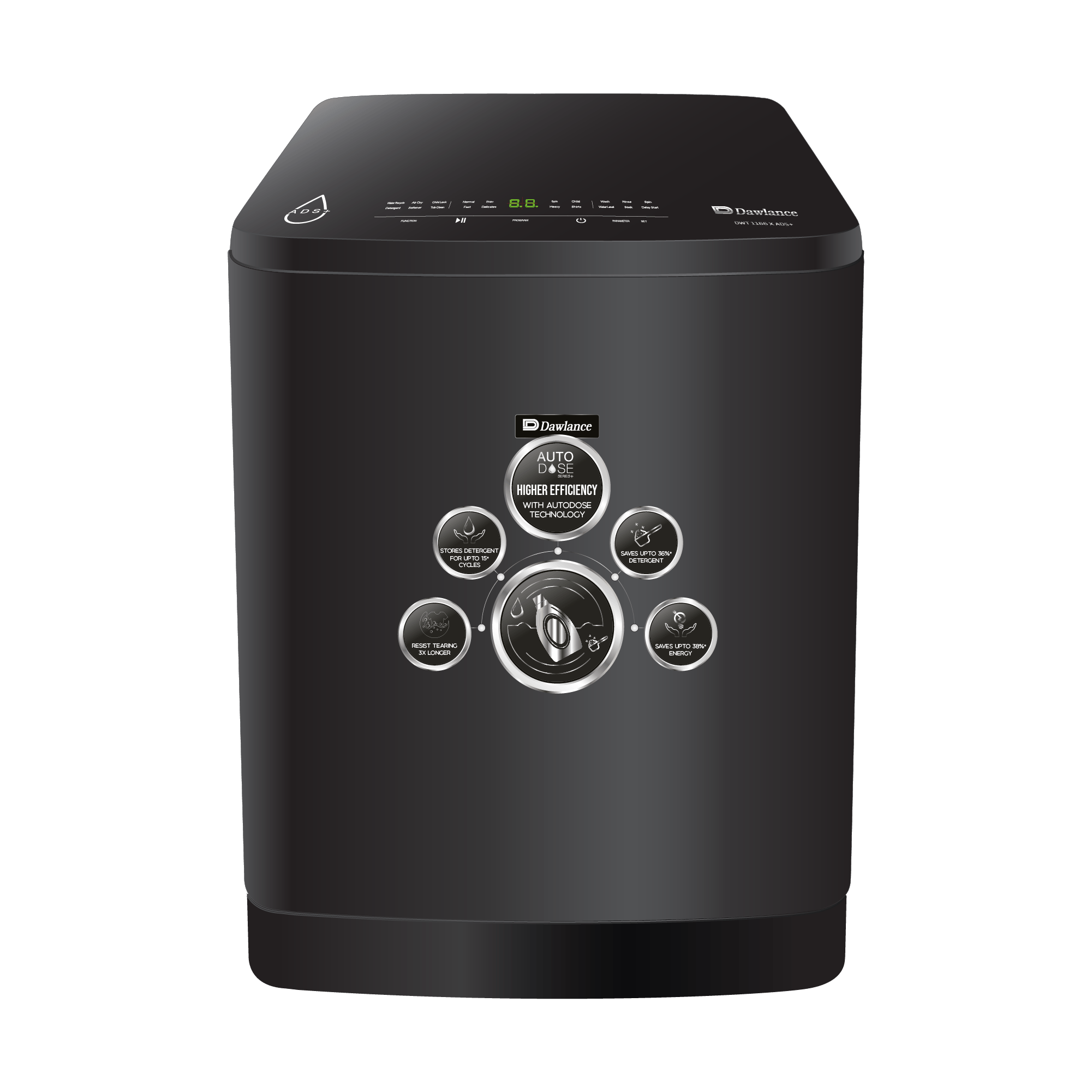 DAWLANCE WASHING MACHINE TOP LOAD AWM DWT 1166 ADS+