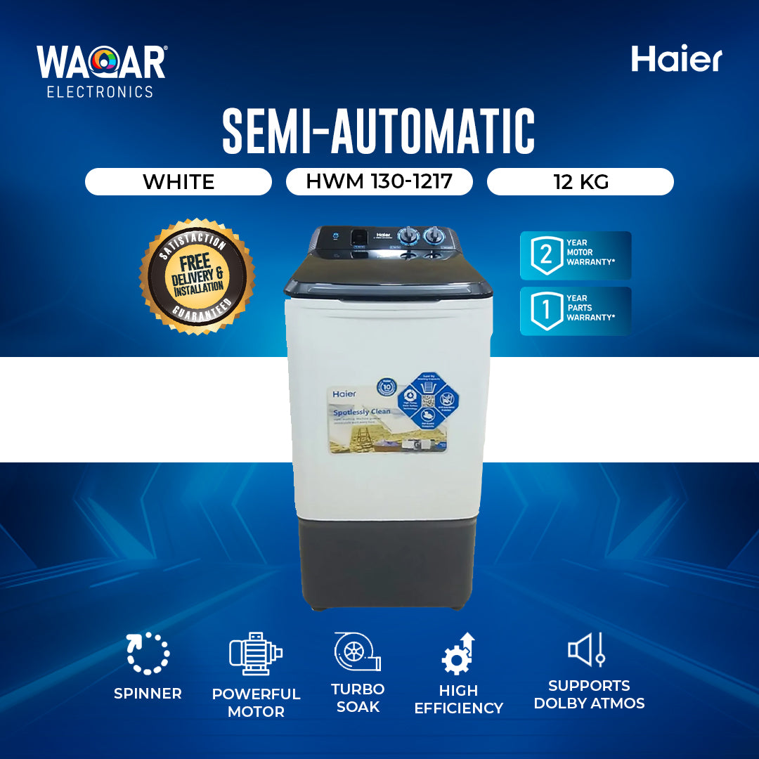 HAIER WASHING MACHINE HWM 130 1217