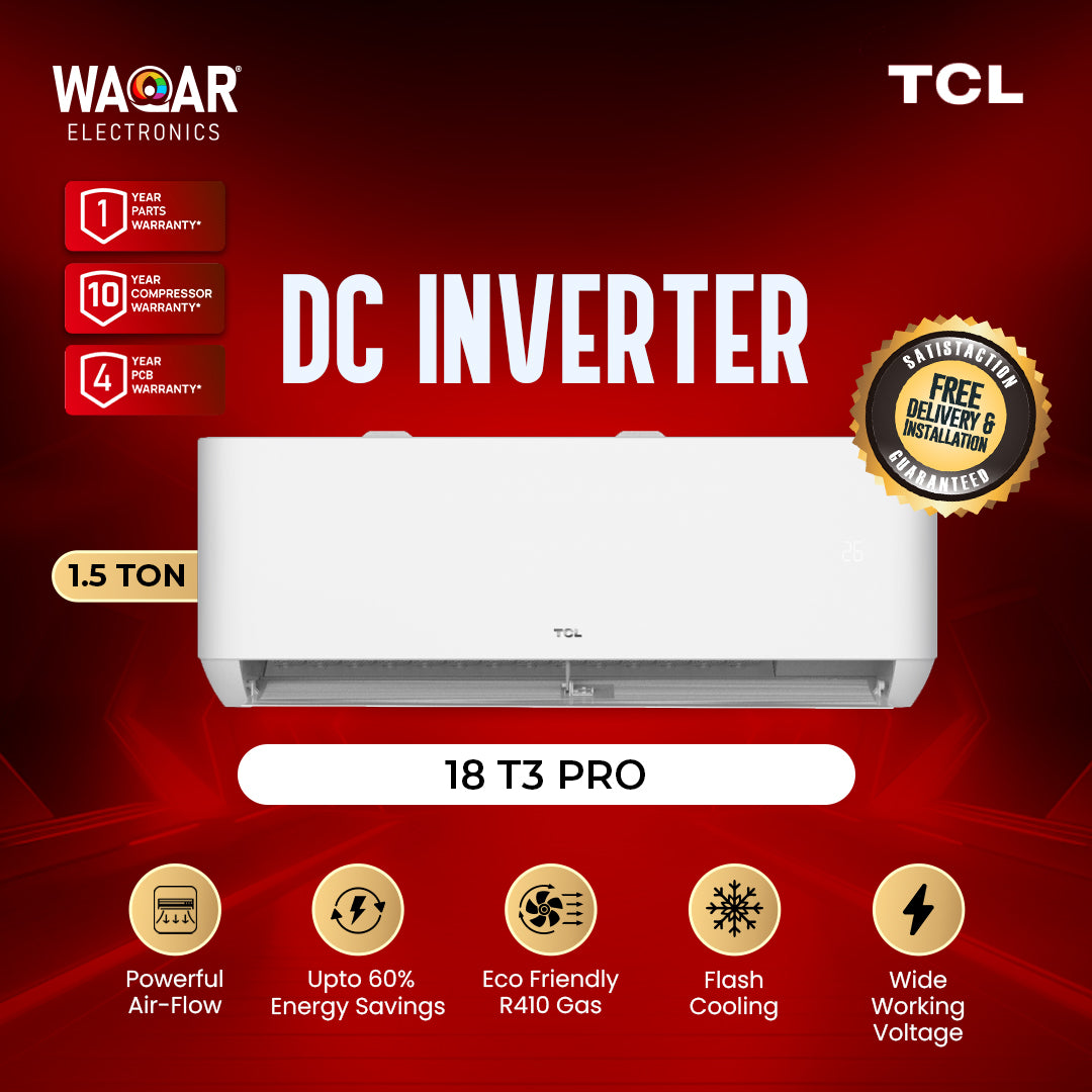 TCL DC INVERTER 18 T3 PRO