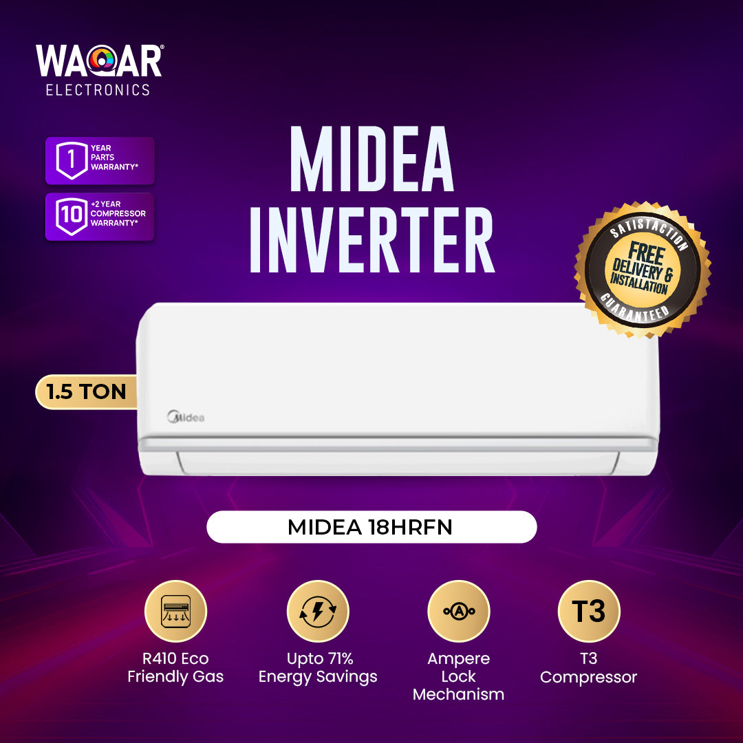 MIDEA INVERTER MIDEA 18HRFN 1.5 TON