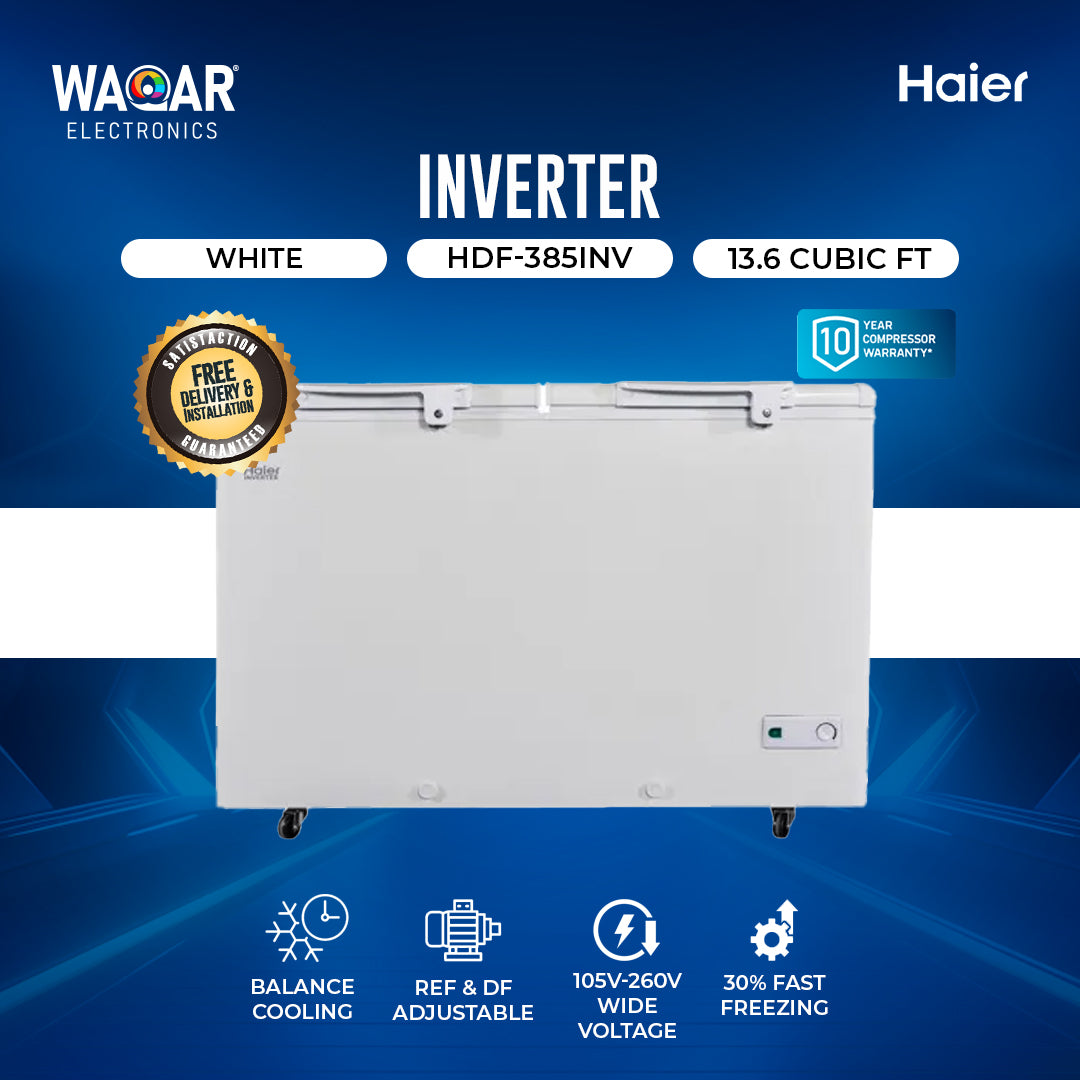 HAIER FREEZER INVERTER HDF 385INV 13.6 CFT