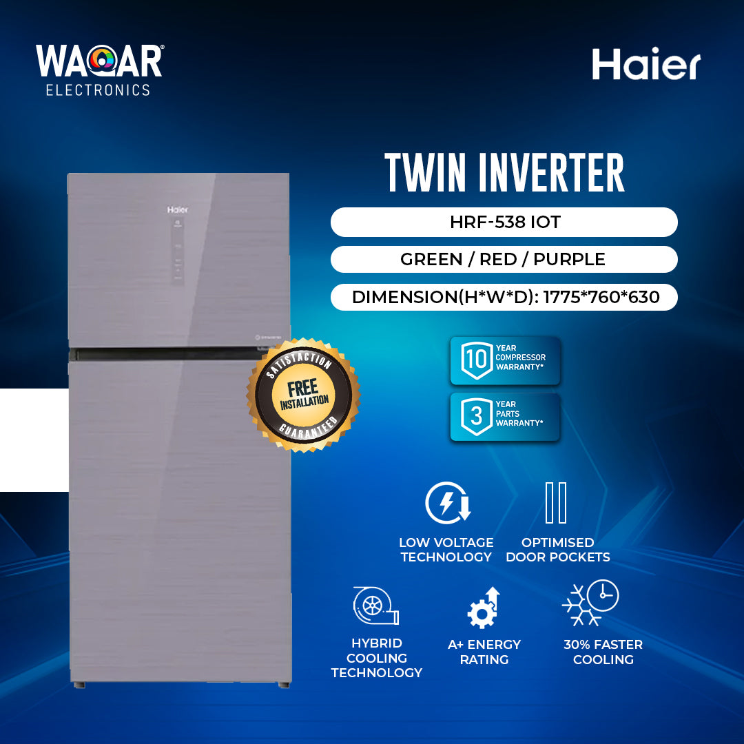HAIER REFRIGERATOR TWIN INVERTER HRF 538IOT