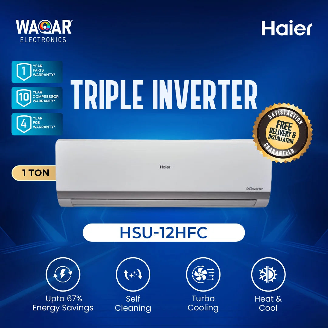 Haier 1 Ton DC Inverter AC HSU-13HFC