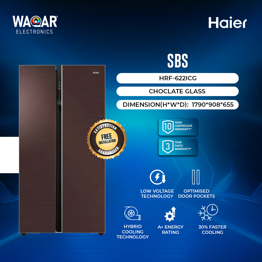 HAIER REFRIGERATOR SBS HRF 622ICG