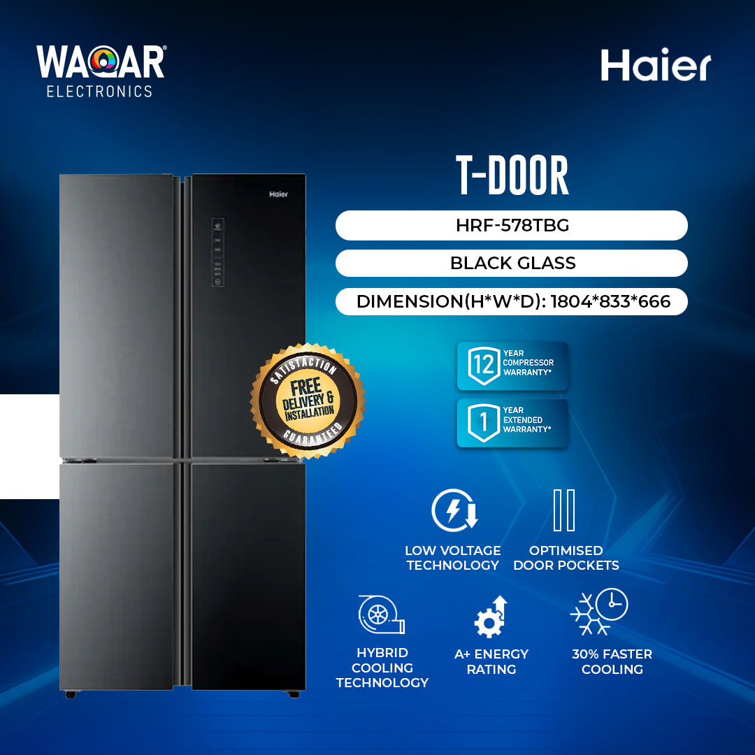 HAIER REFRIGERATOR T DOOR HRF 578TBG