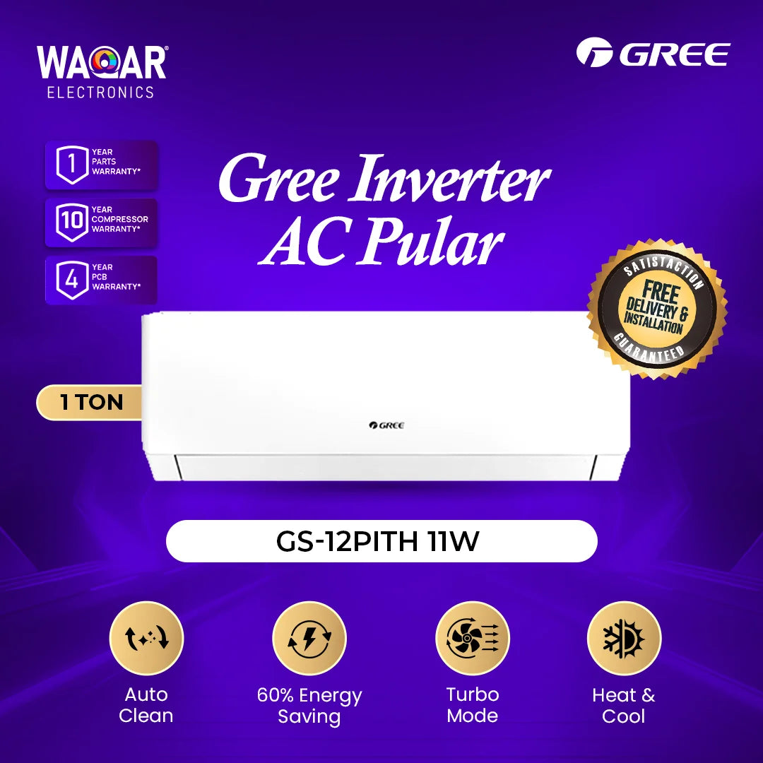 Gree Split AC Inverter GS 12PITH11W 1 Ton