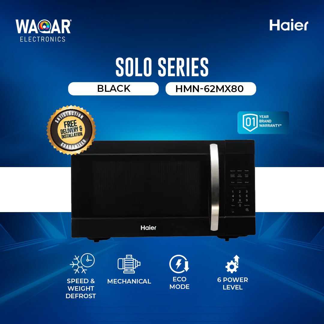 HAIER MICROWAVE SOLO SERIES HMN 62MX80