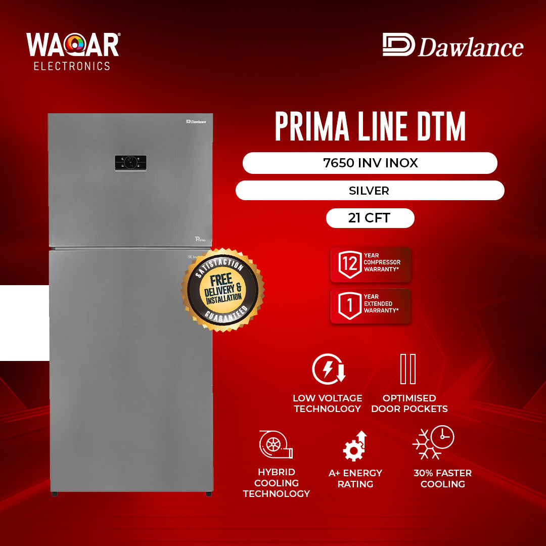 DAWLANCE PRIMA LINE DTM 7650 INOX INVERTER 21 CFT