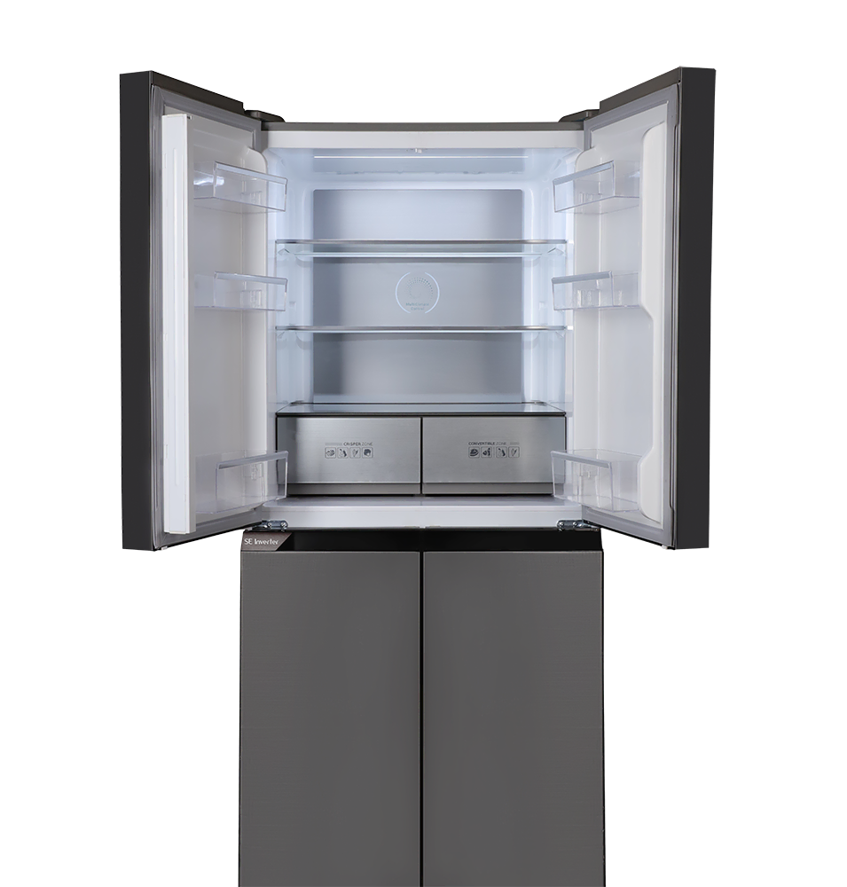 DAWLANCE REFRIGERATOR GLASS DORR INVERTER DMD 7950 INV GD 22 CFT